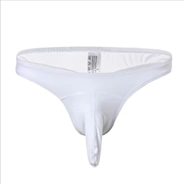 Men's Solid Plain Breathable Boxer Shorts Summer Quick Dry Soft Mesh Man Underwear Transparent Casual Briefs