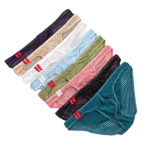Maxesc OEM ODM Wholesale Custom Micro Teen Boys Mens Mesh Gauze Sexy Thongs and G Strings Bikini - Image 8