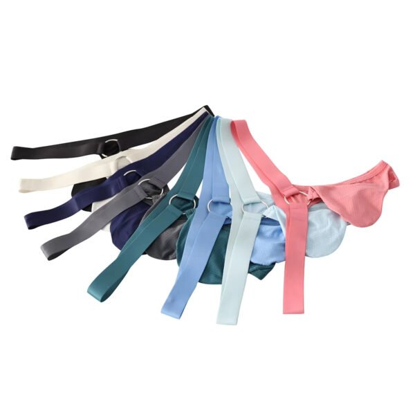 Men's Low Waist Underwear Head Night Club Sex Toys Sexy Mesh Breathable Thong Wholesale - Image 3