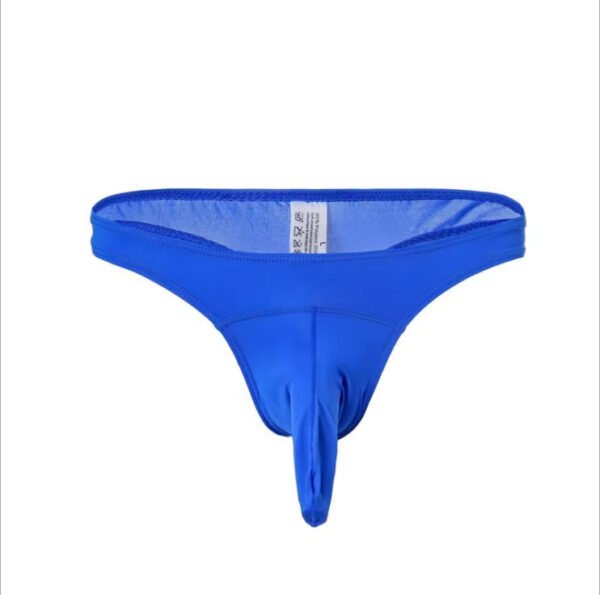Men's Solid Plain Breathable Boxer Shorts Summer Quick Dry Soft Mesh Man Underwear Transparent Casual Briefs - Image 2