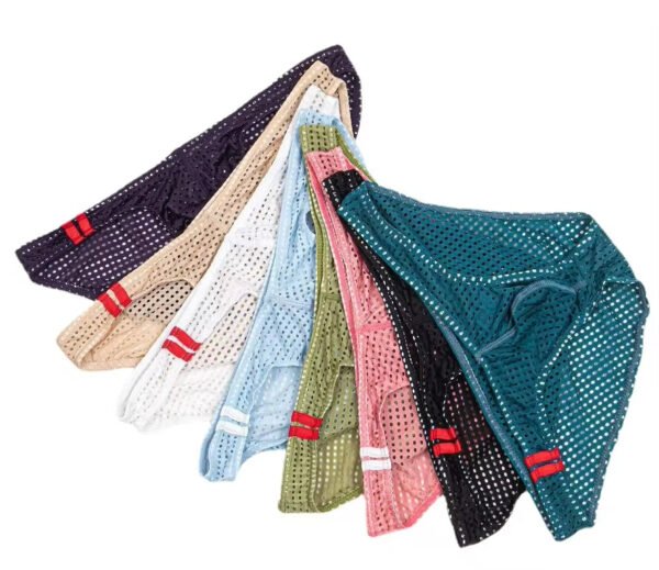 Maxesc OEM ODM Wholesale Custom Micro Teen Boys Mens Mesh Gauze Sexy Thongs and G Strings Bikini - Image 7