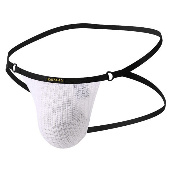 Men's Briefs Low Waist Spaghetti Strap Doublet Knit INS Style Briefs Hip Lifting Doublet - Image 2