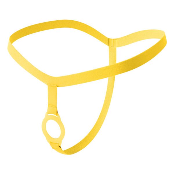 Men's Thong Locking Cum Ring Delayed Lasting Erotic Underwear - Image 2