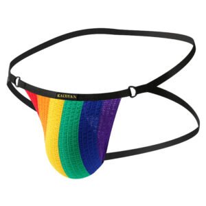 Men's Briefs Low Waist Spaghetti Strap Doublet Knit INS Style Briefs Hip Lifting Doublet