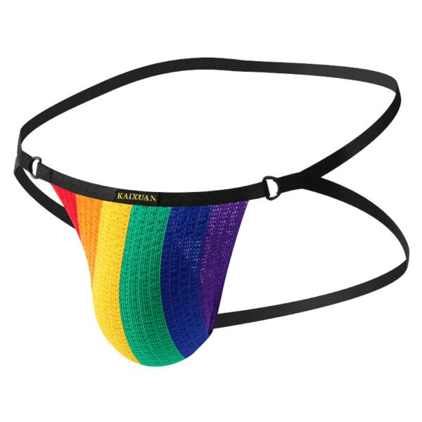 Men's Briefs Low Waist Spaghetti Strap Doublet Knit INS Style Briefs Hip Lifting Doublet