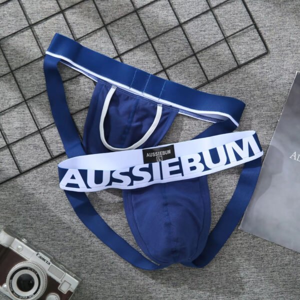 Men's Low Waisted Underwear Pure Cotton Seamless Raised Buttocks U-shaped Men Thong - Image 3
