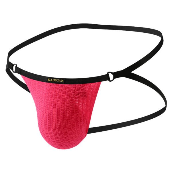 Men's Briefs Low Waist Spaghetti Strap Doublet Knit INS Style Briefs Hip Lifting Doublet - Image 4