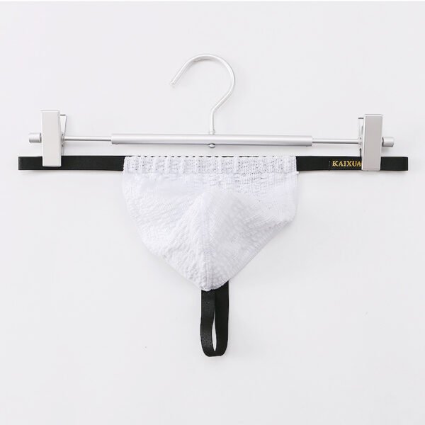 Youth Men's Thong Sexy Erotic Large Pouch Thong Knitted Single Thongs - Image 5