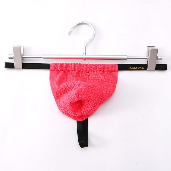 Youth Men's Thong Sexy Erotic Large Pouch Thong Knitted Single Thongs - Image 2