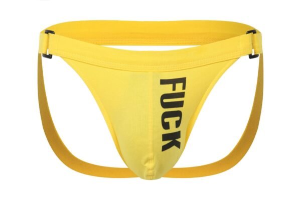 Europe and the United States low waist sexy men's thong solid color letters temptation double thongs - Image 5