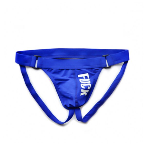 Europe and the United States low waist sexy men's thong solid color letters temptation double thongs - Image 7