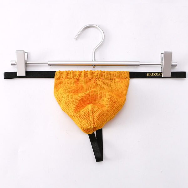 Youth Men's Thong Sexy Erotic Large Pouch Thong Knitted Single Thongs - Image 8