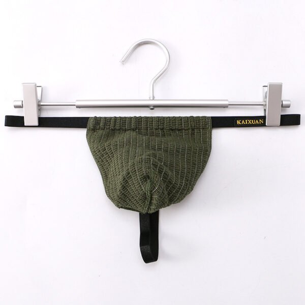 Youth Men's Thong Sexy Erotic Large Pouch Thong Knitted Single Thongs - Image 9
