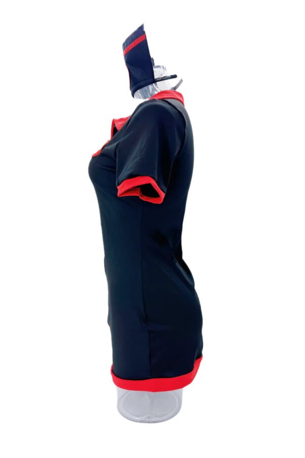 Cosplay Nurse Uniform Halloween Costume Tight Mini Skirt Hot Nightwear Set With Cap and Dress - Image 5