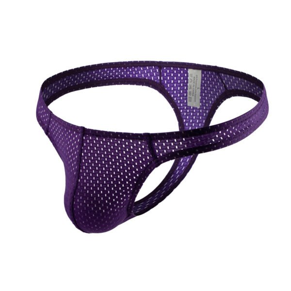 Western Hot Sale Men's Underwear Low Waist Breathable Men Underwear Seamless Sexy T Pants Thong - Image 7