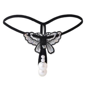 Women's Panties Underwear Lingerie Sexy Embroidery Transparent Flower Lace Thong Panty Sexy G String