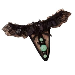 Sexy Underwear Women's Luminous Pearl Massage Thong Open Switch No Take off European and American Nightclub Underwear