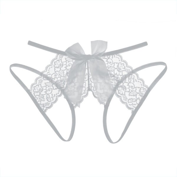 Sexy Lingerie Women's Underwear G-string Women Panties Thong Lace Temptation Sexy Crotchless Open Crotch Panties - Image 3